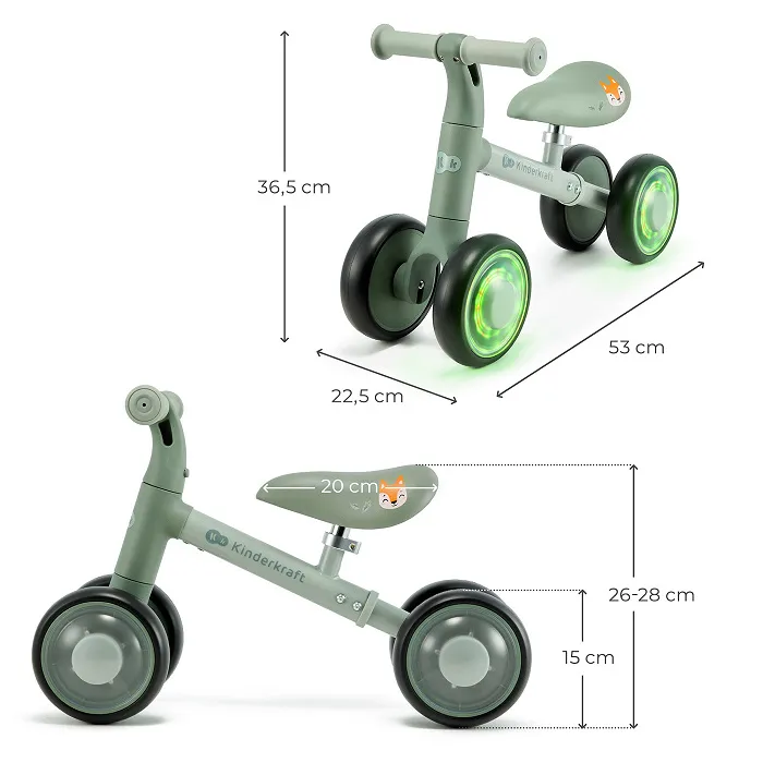 Каталка-беговел Kinderkraft Cutie Flash Green