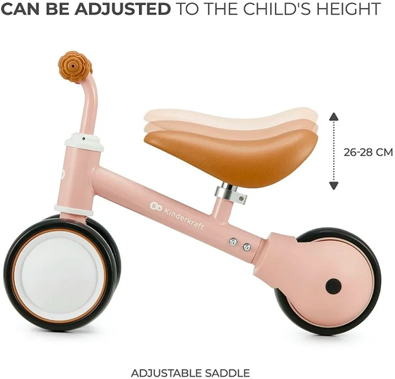 Каталка-беговел Kinderkraft Cutie Light Pink (KRCUTI00PNK0000)