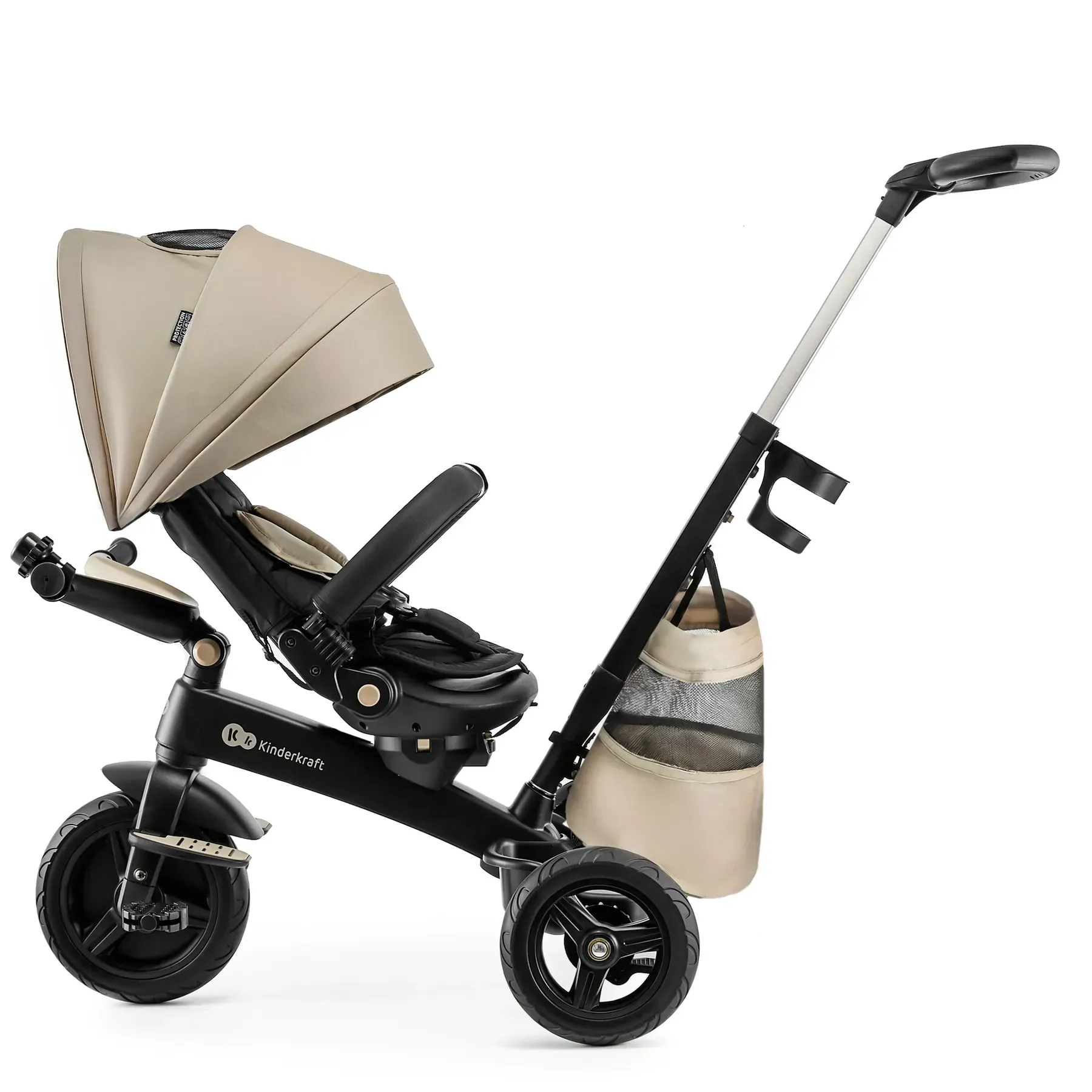 Триколісний велосипед Kinderkraft Easytwist Beige