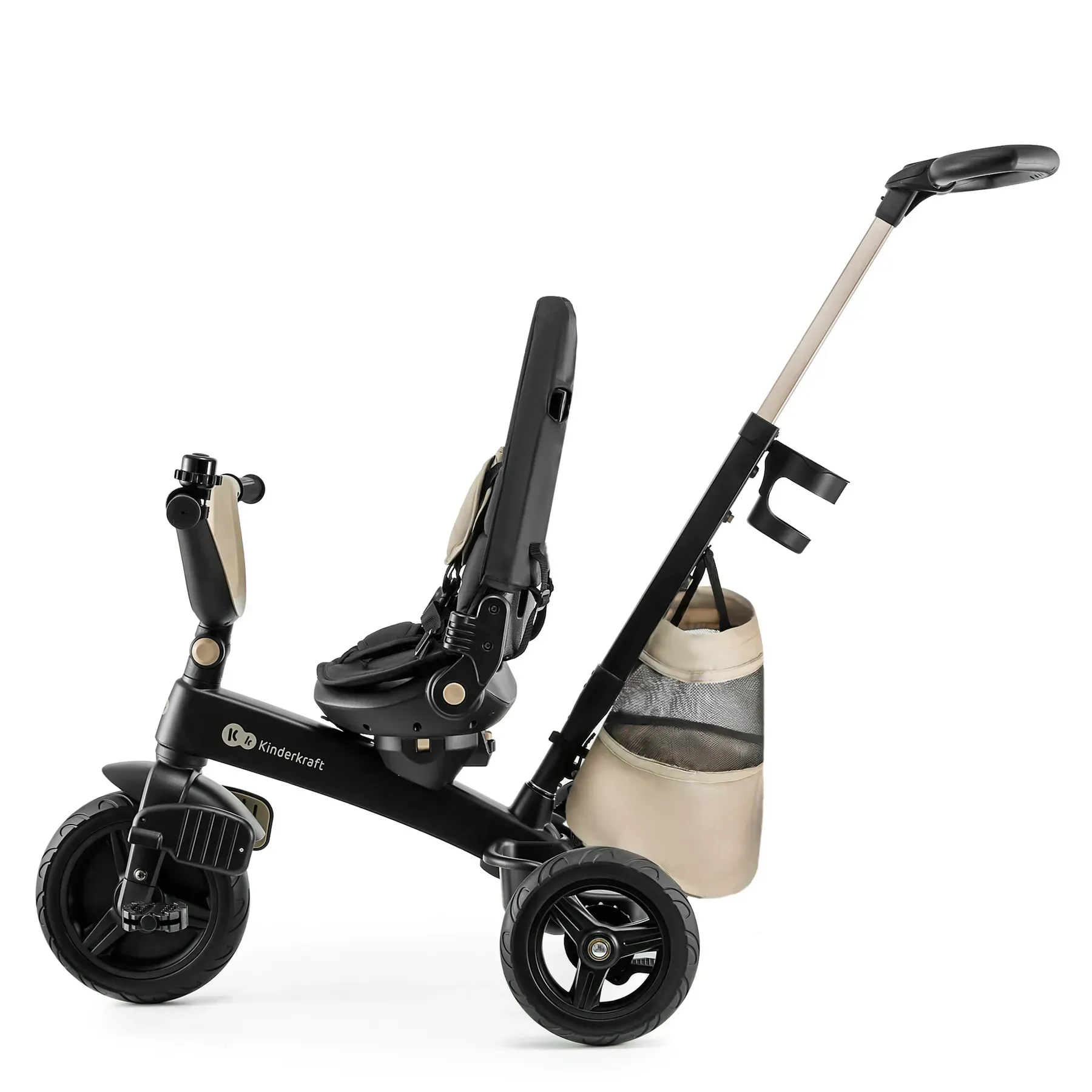 Триколісний велосипед Kinderkraft Easytwist Beige