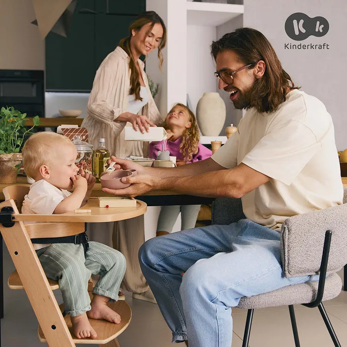 Дитячий стільчик для годування Kinderkraft Enock Brown