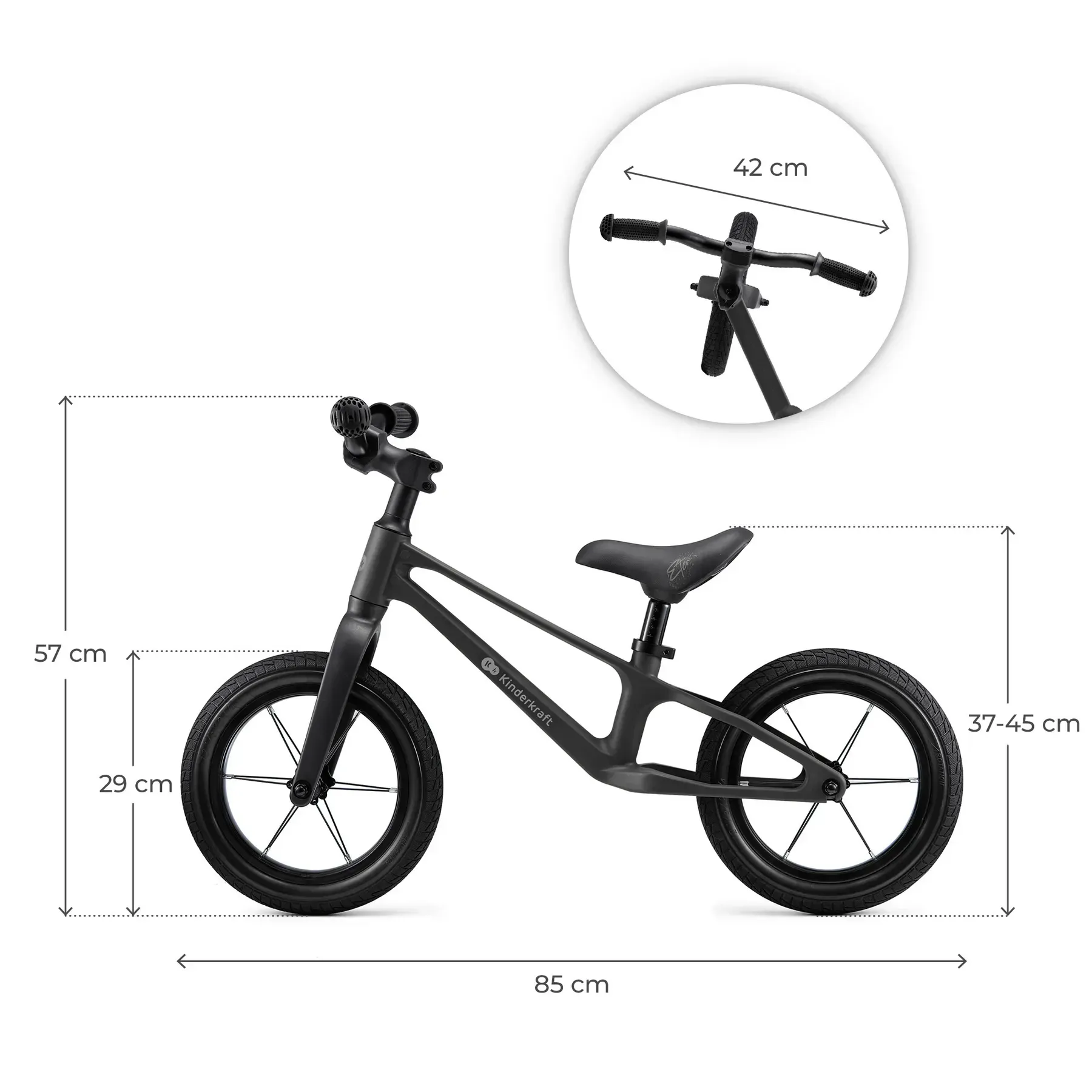 Беговел Kinderkraft Eter Black