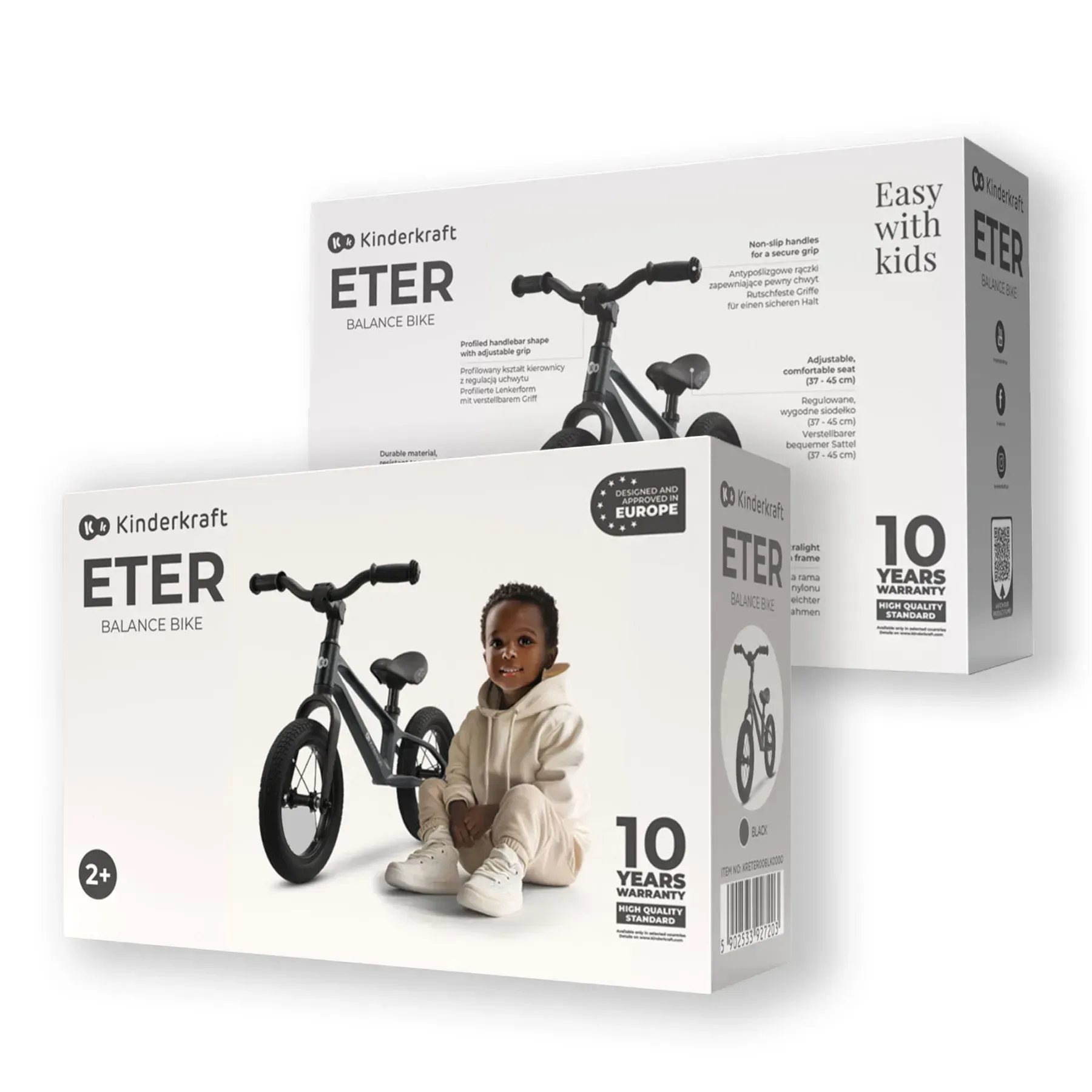 Беговел Kinderkraft Eter Black