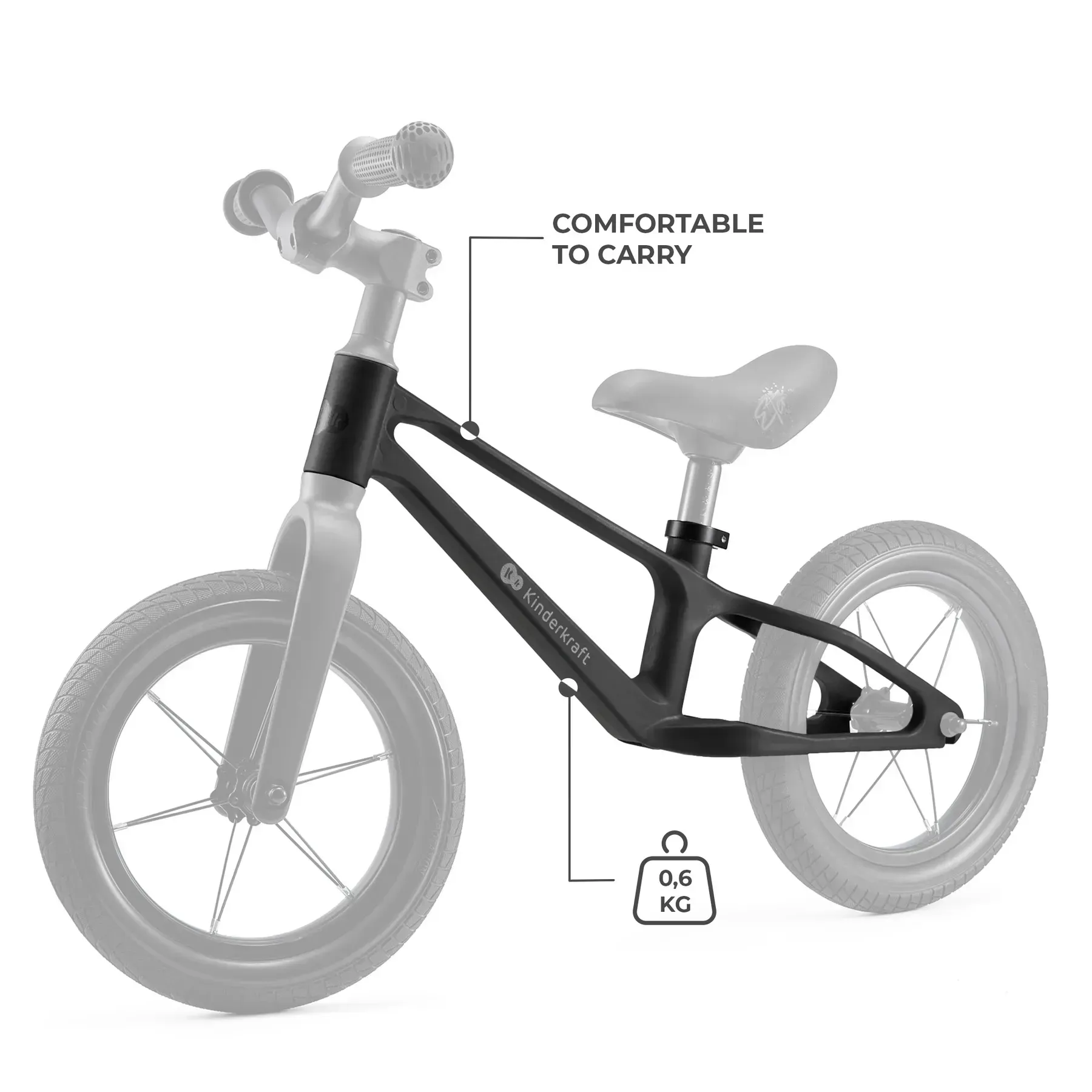 Беговел Kinderkraft Eter Black