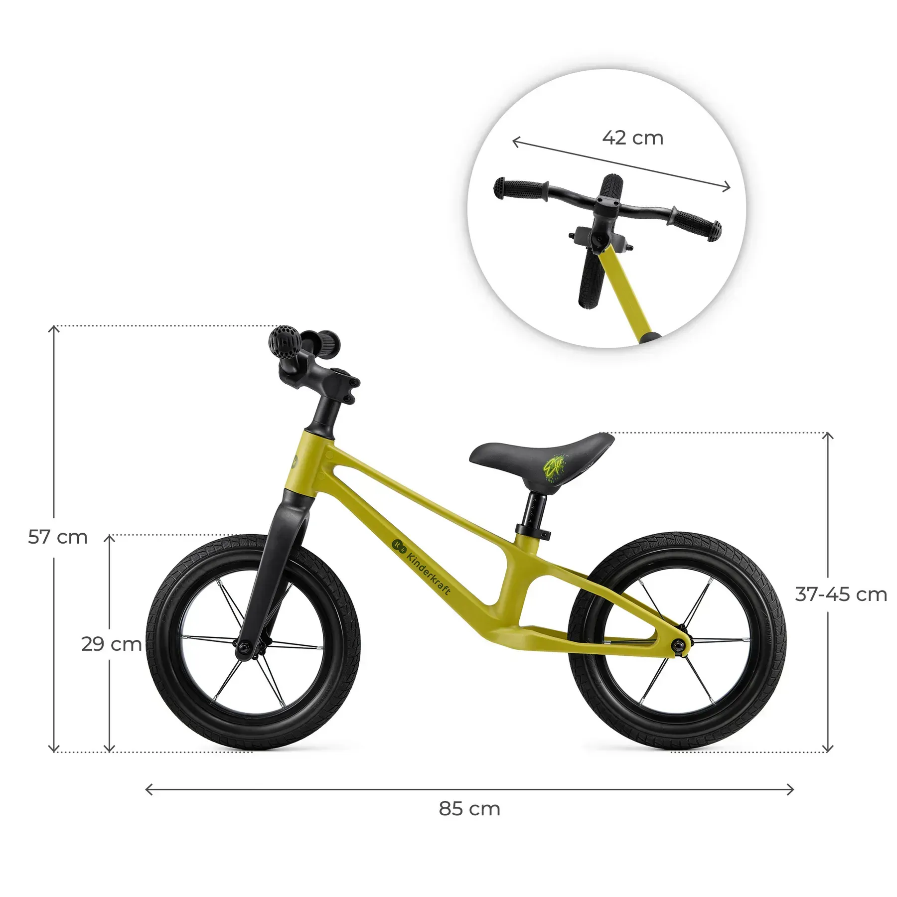 Беговел Kinderkraft Eter Lime