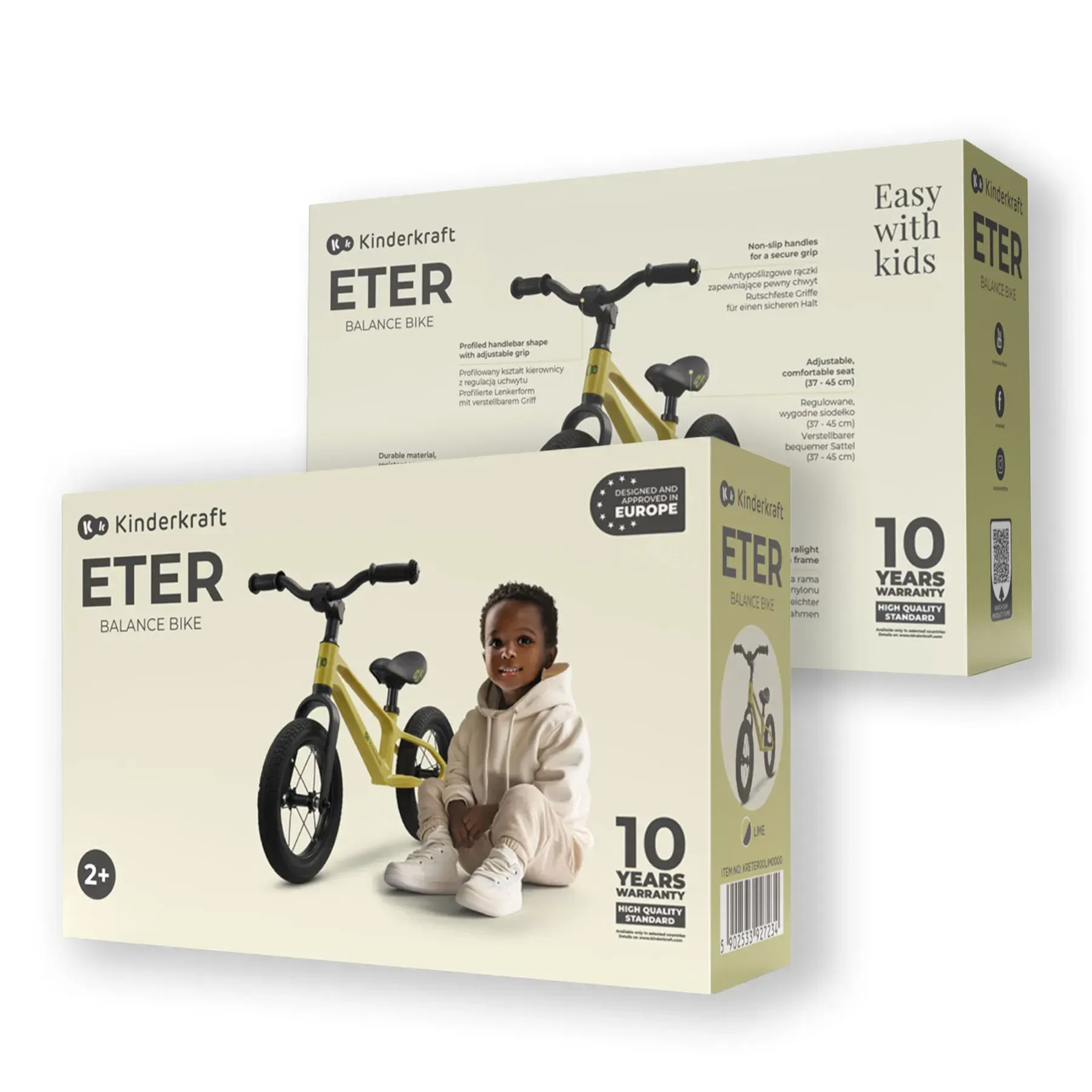 Беговел Kinderkraft Eter Lime