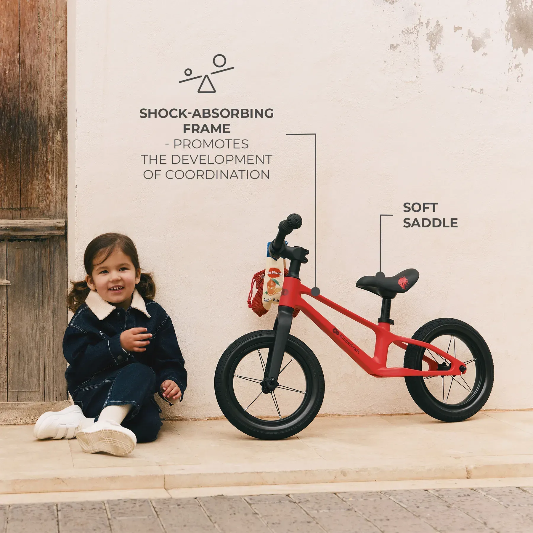 Беговел Kinderkraft Eter Red