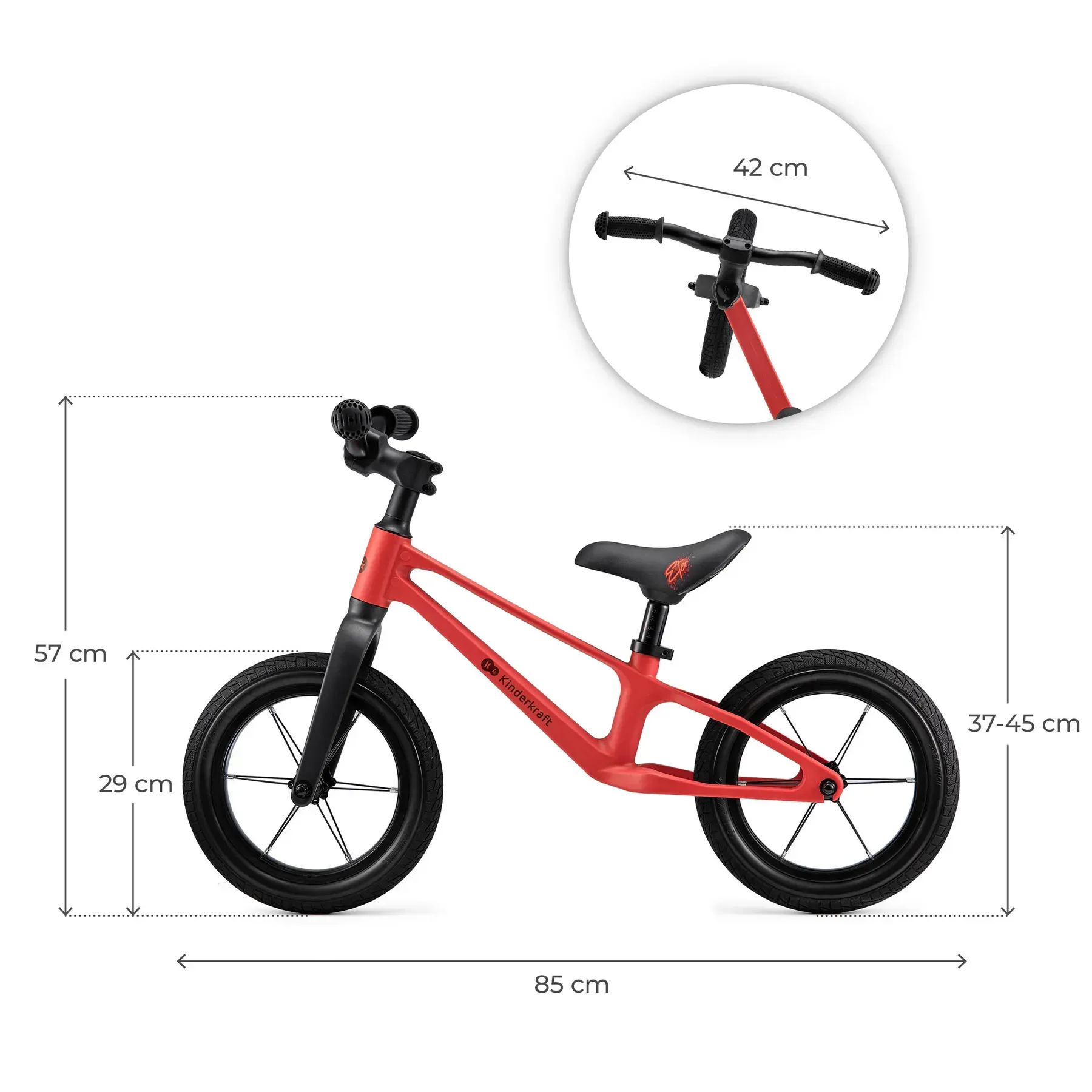 Беговел Kinderkraft Eter Red