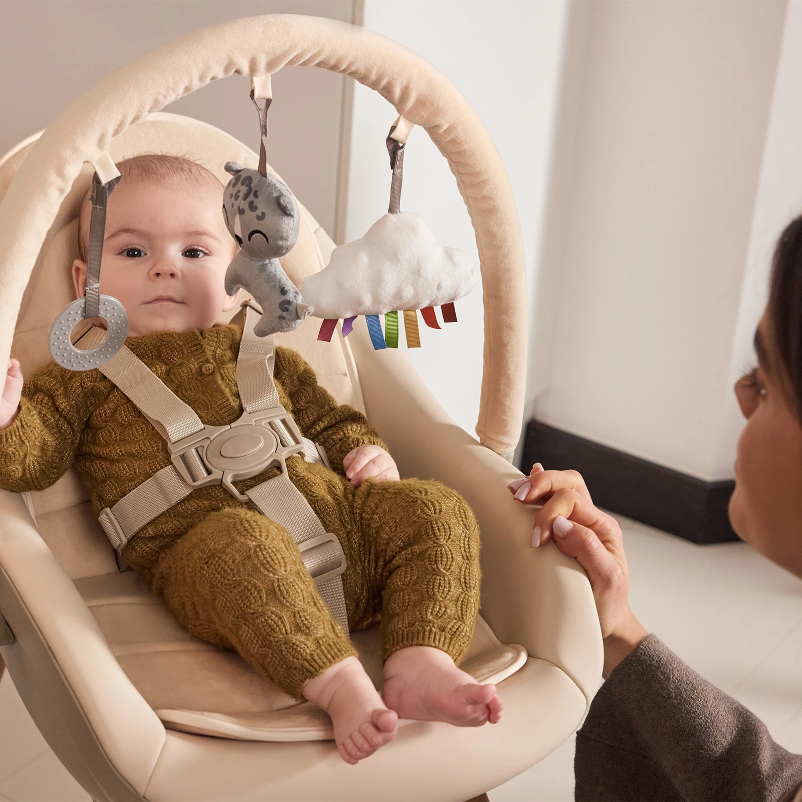 Стільчик для годування 3 в 1 Kinderkraft Fini Up Grey
