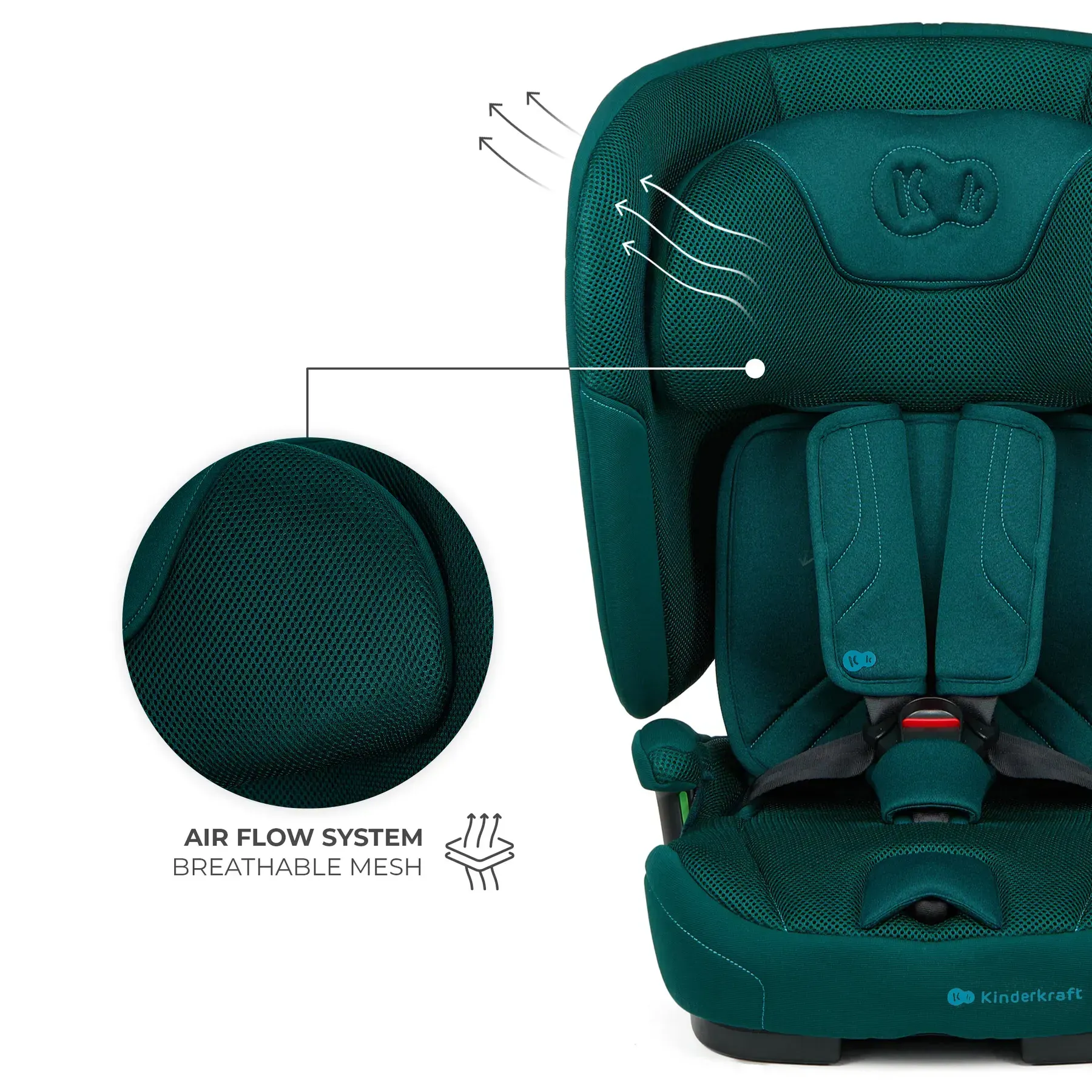 Автокресло Kinderkraft Fix2Go i-Size Green
