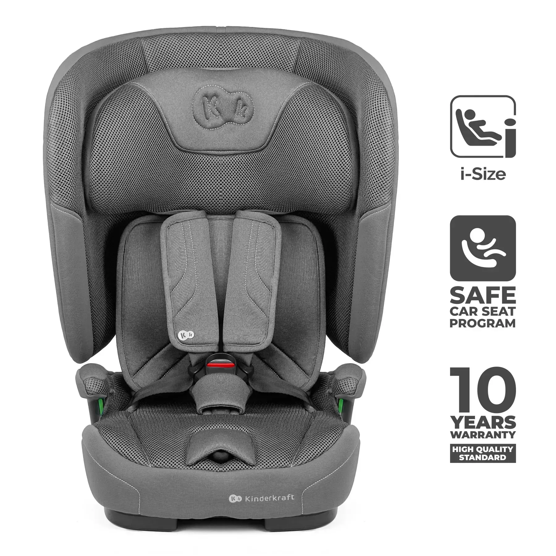 Автокрісло Kinderkraft Fix2Go i-Size Grey 