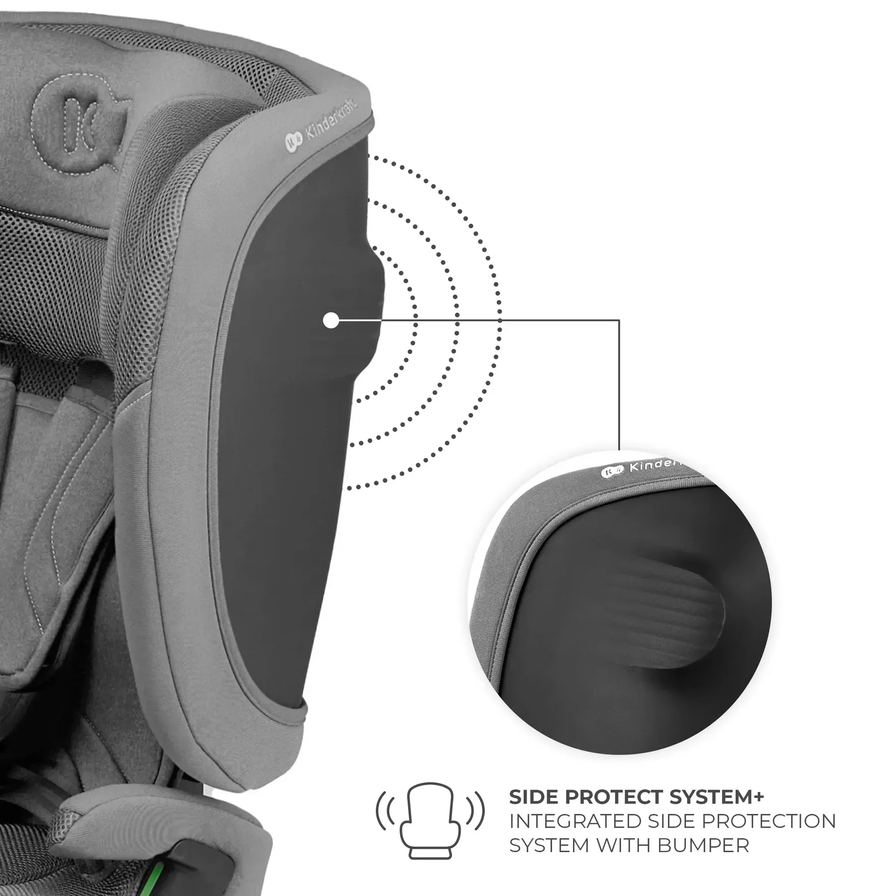 Автокрісло Kinderkraft Fix2Go i-Size Grey 