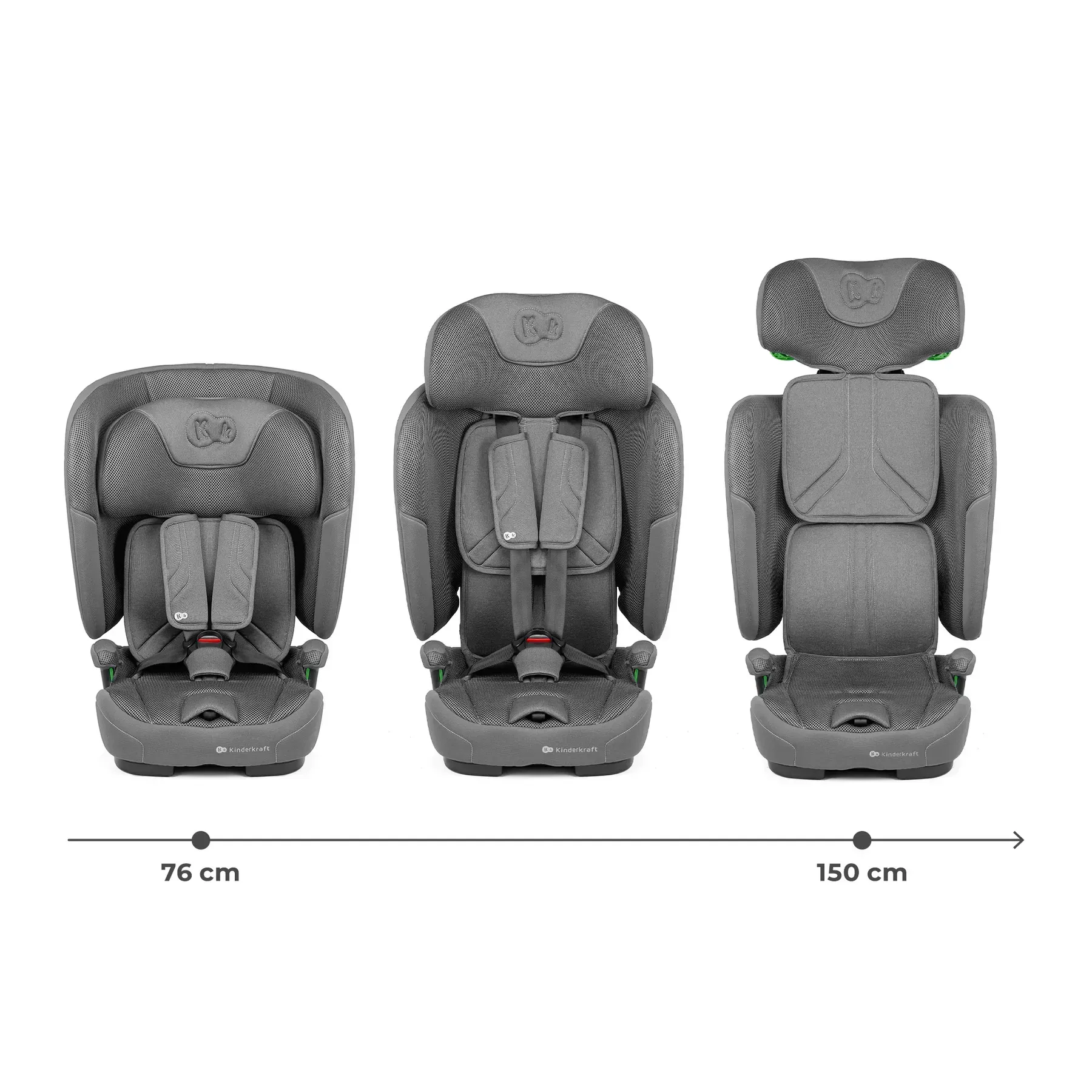 Автокрісло Kinderkraft Fix2Go i-Size Grey 