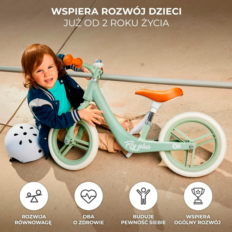 Беговел Kinderkraft Fly Plus Mint (KRFLPL00MIN0000)