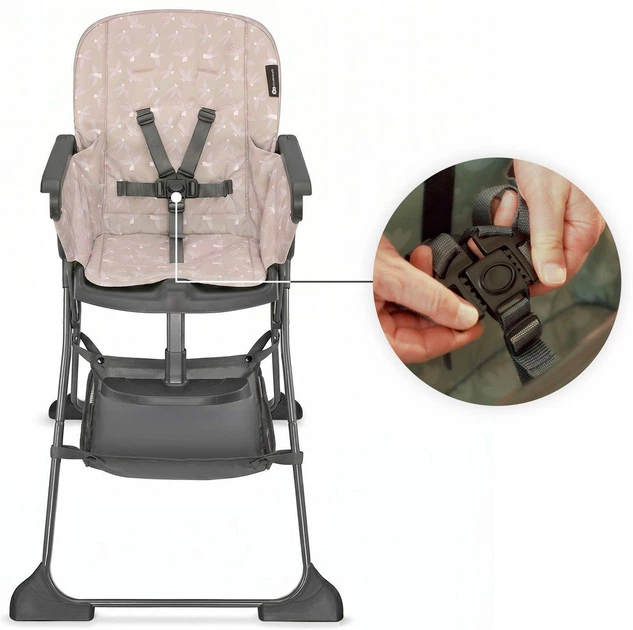 Стульчик для кормления Kinderkraft Foldee Birdy Beige (KHFOLD00BEG000N)