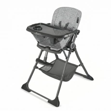 Стульчик для кормления Kinderkraft Foldee Spotty Grey (KHFOLD00GRY000N)