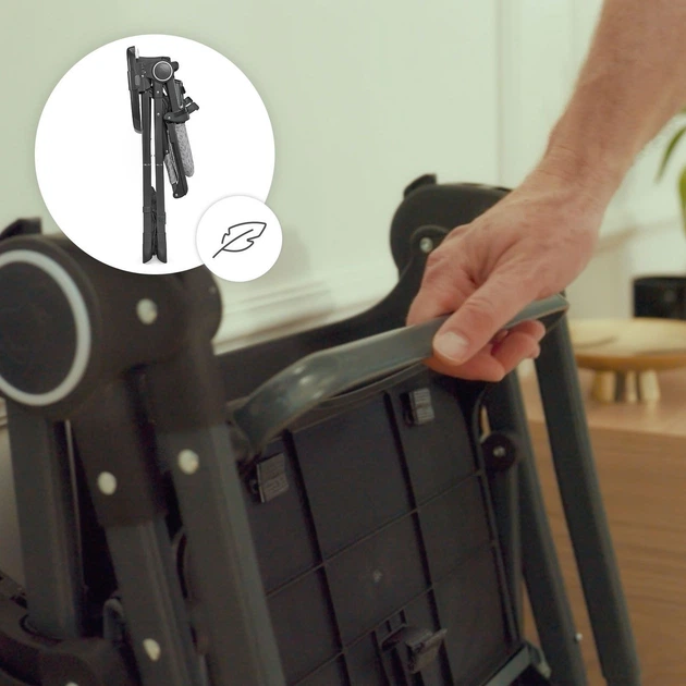 Стульчик для кормления Kinderkraft Foldee Spotty Grey (KHFOLD00GRY000N)
