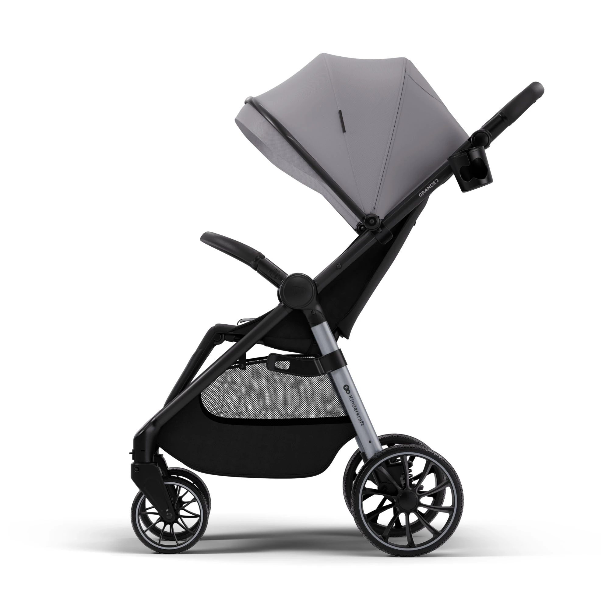 Прогулочная коляска Kinderkraft Grande 2 Grey