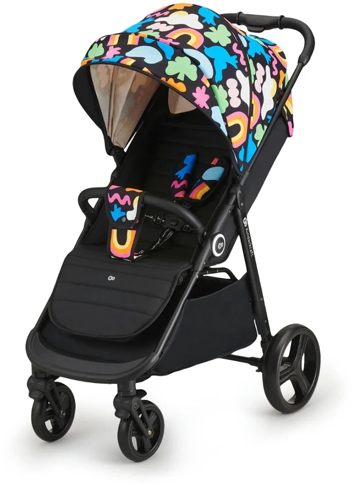 Детская прогулочная коляска Kinderkraft Grande Plus Happy Shapes