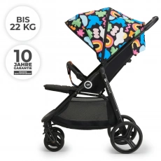 Дитячий прогулянковий візок Kinderkraft Grande Plus Happy Shapes