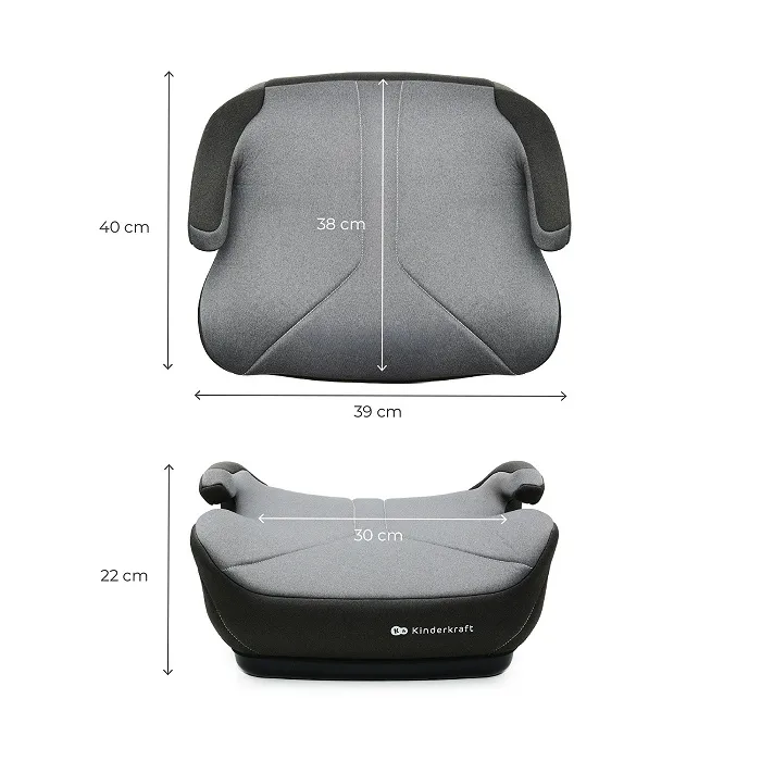 Автокрісло-бустер Kinderkraft i-Boost 2 Grey