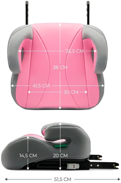 Автокрісло-бустер Kinderkraft i-Boost Pink