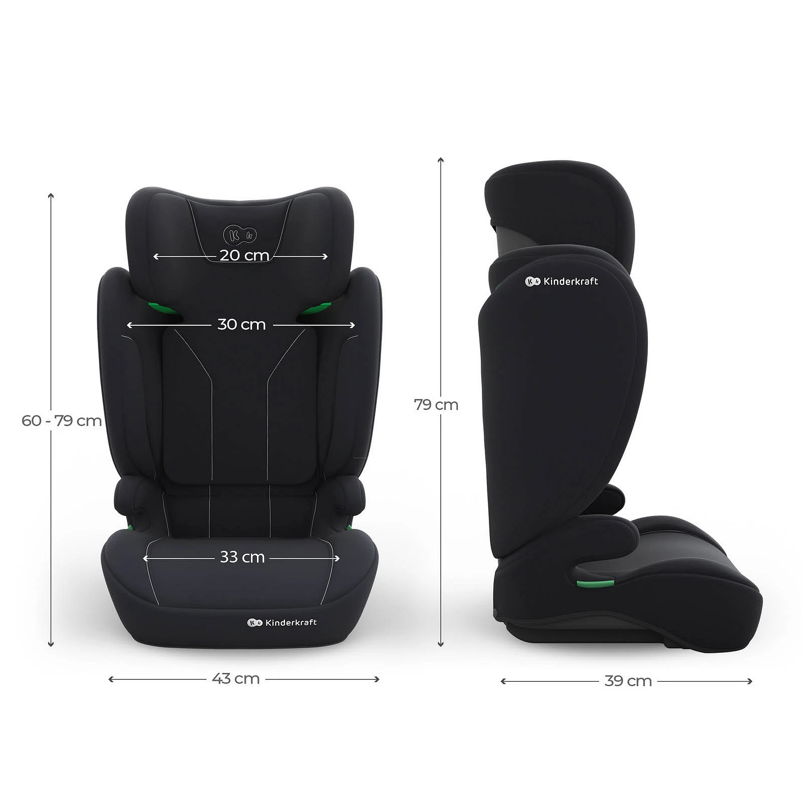 Автокресло Kinderkraft i-Spark 2 Plus i-Size Black