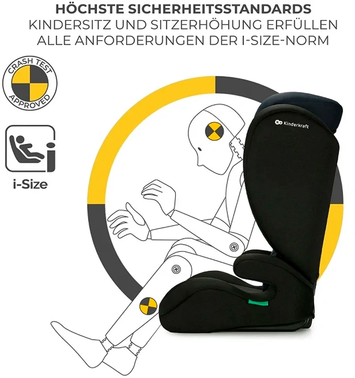 Автокресло Kinderkraft i-Spark i-Size Black