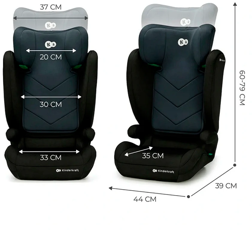 Автокресло Kinderkraft i-Spark i-Size Black