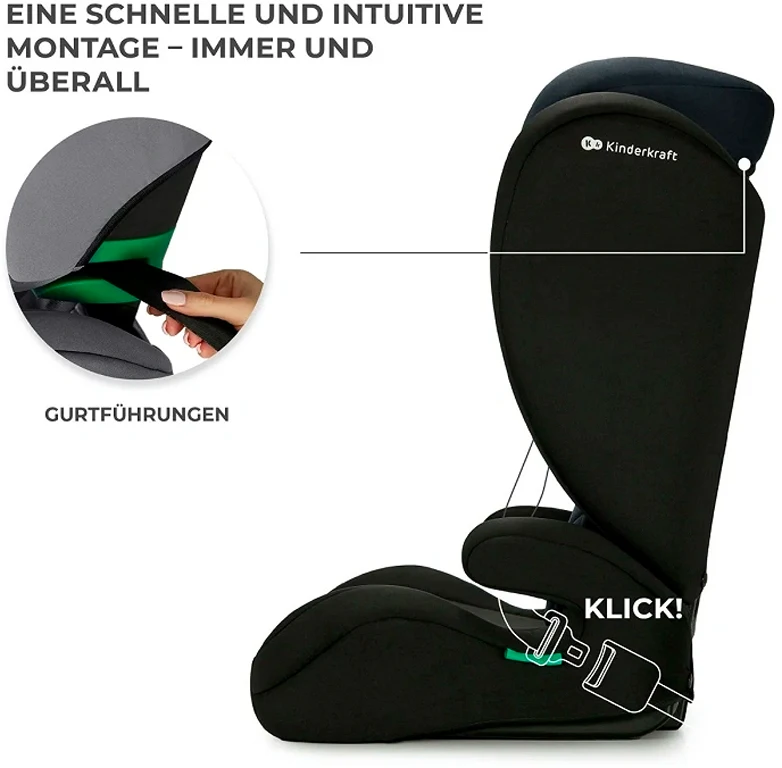 Автокресло Kinderkraft i-Spark i-Size Black