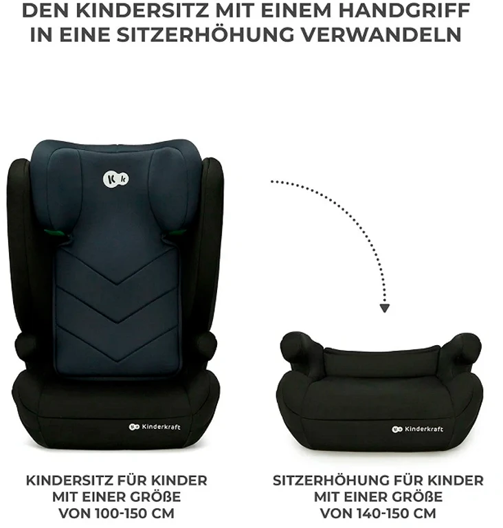 Автокресло Kinderkraft i-Spark i-Size Black