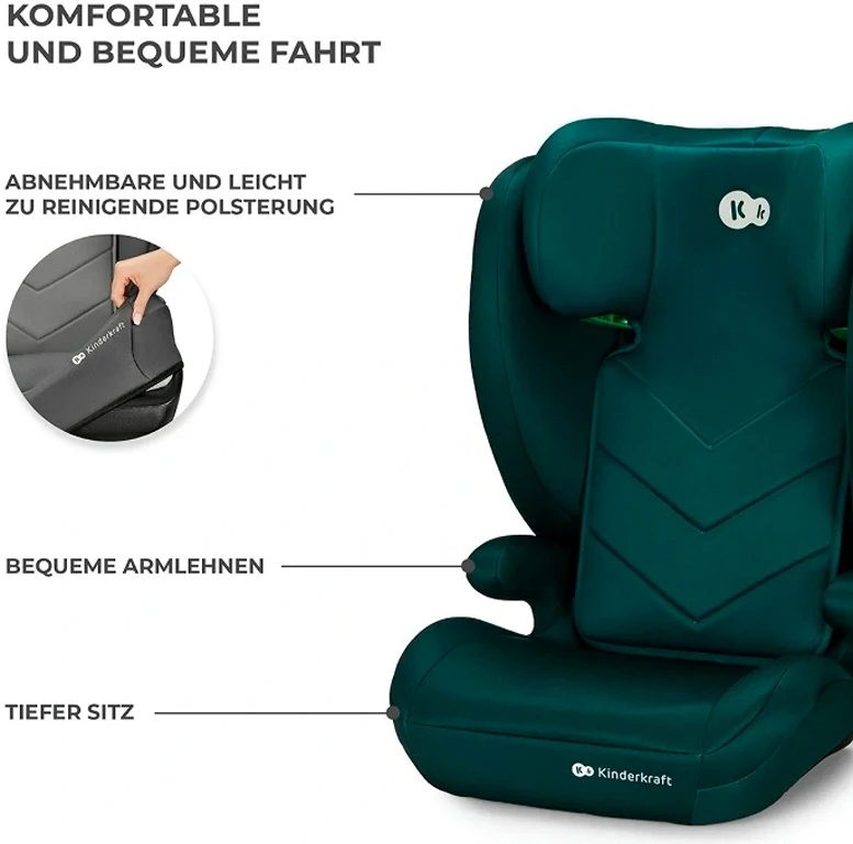 Автокресло Kinderkraft i-Spark i-Size Green
