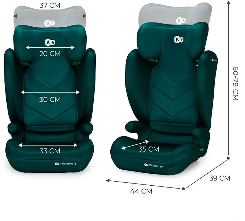 Автокресло Kinderkraft i-Spark i-Size Green