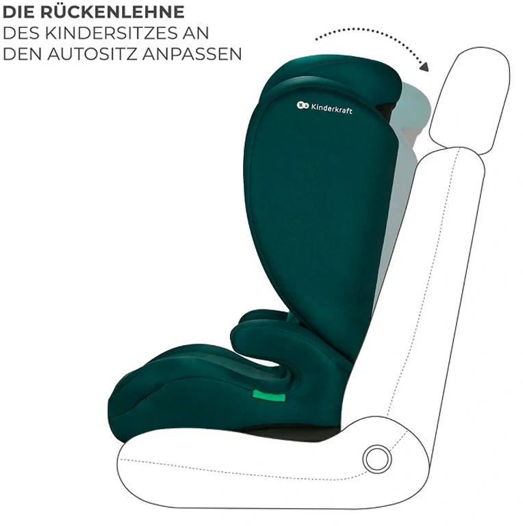 Автокресло Kinderkraft i-Spark i-Size Green