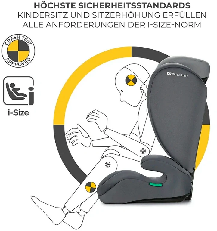 Автокрісло Kinderkraft i-Spark i-Size Grey