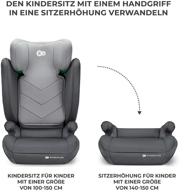 Автокрісло Kinderkraft i-Spark i-Size Grey
