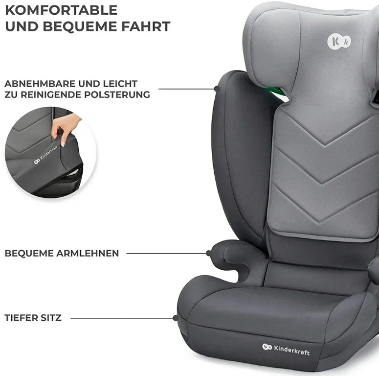 Автокрісло Kinderkraft i-Spark i-Size Grey