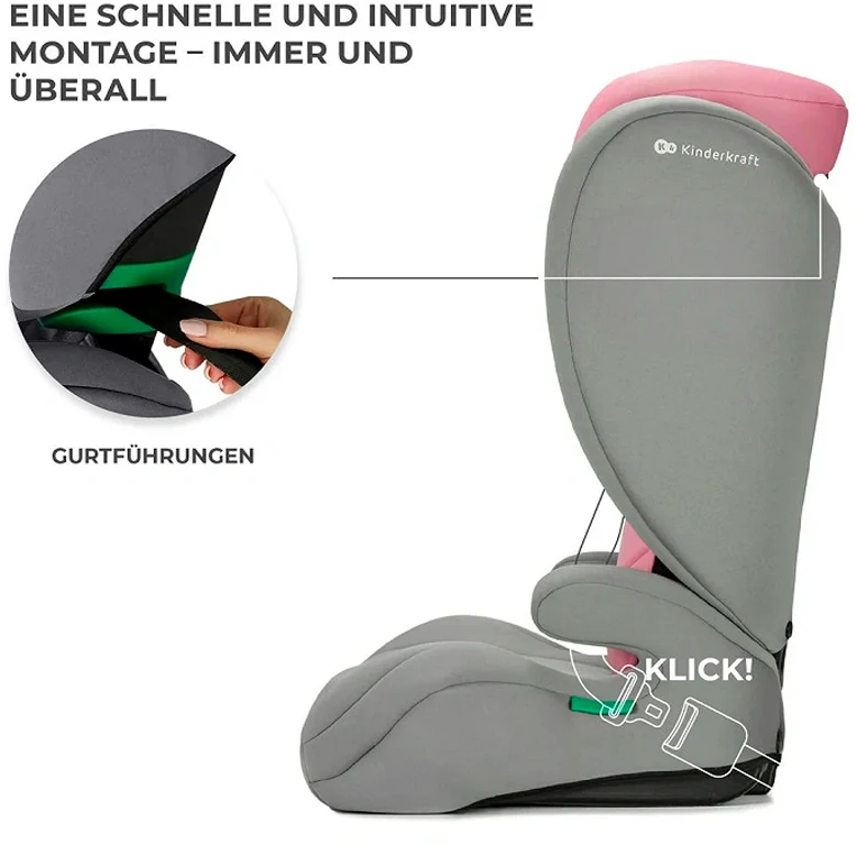 Автокрісло Kinderkraft i-Spark i-Size Pink