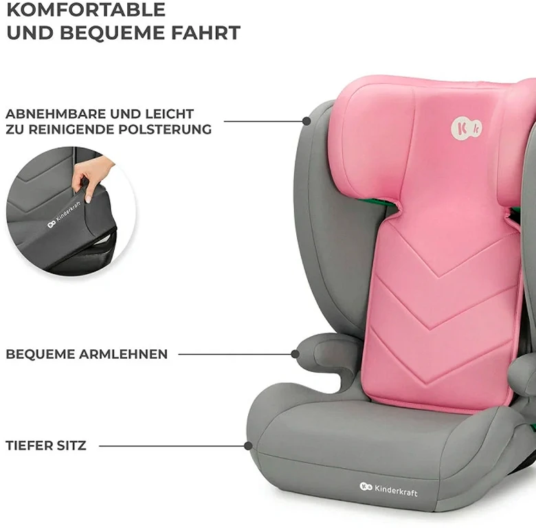 Автокрісло Kinderkraft i-Spark i-Size Pink