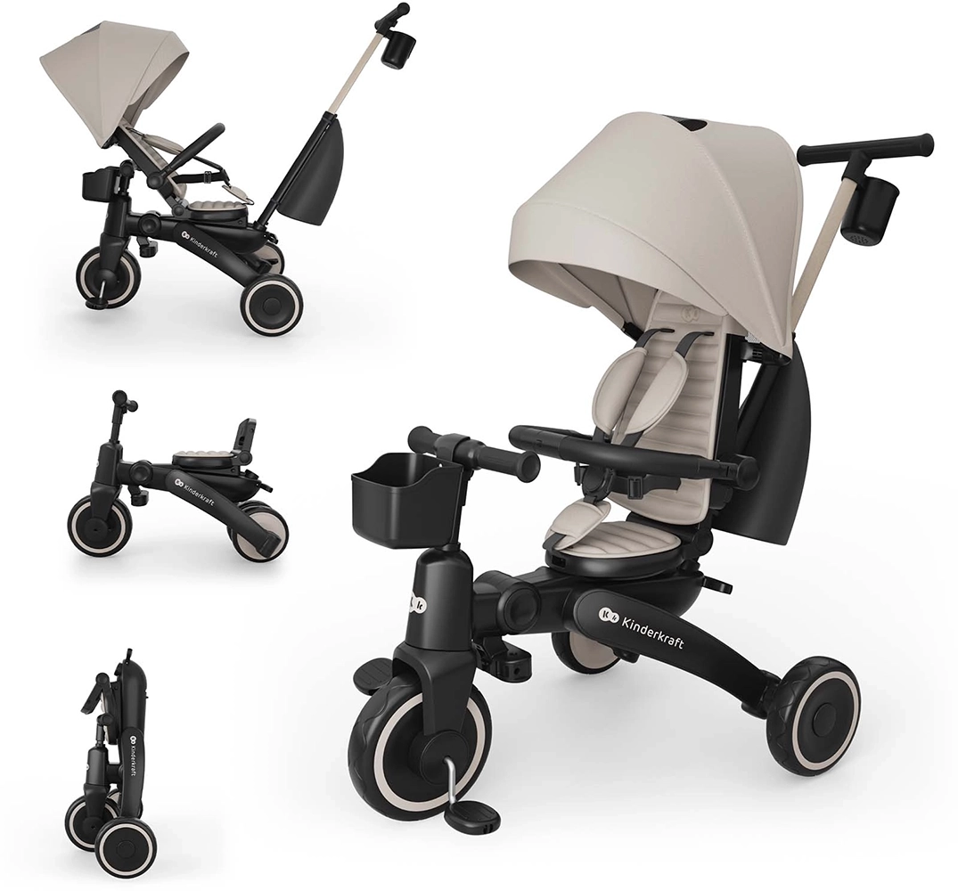 Трехколесный велосипед Kinderkraft Jazz 3 Beige