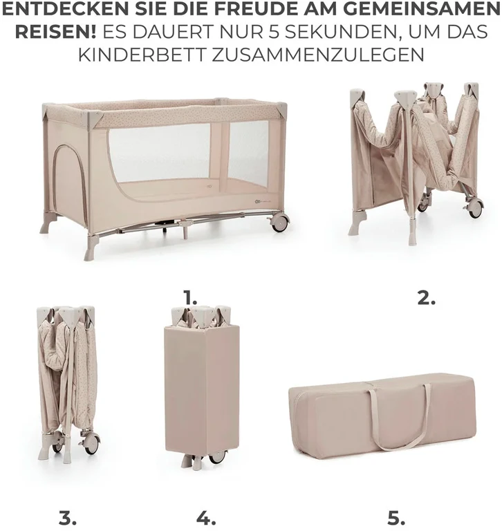 Манеж Kinderkraft Joy 2 Beige