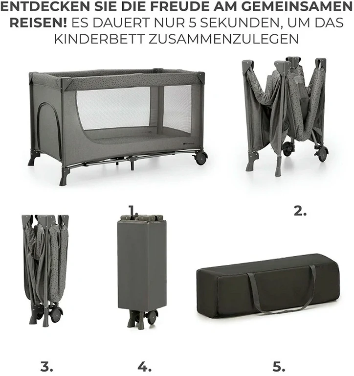 Манеж Kinderkraft Joy 2 Dark Grey