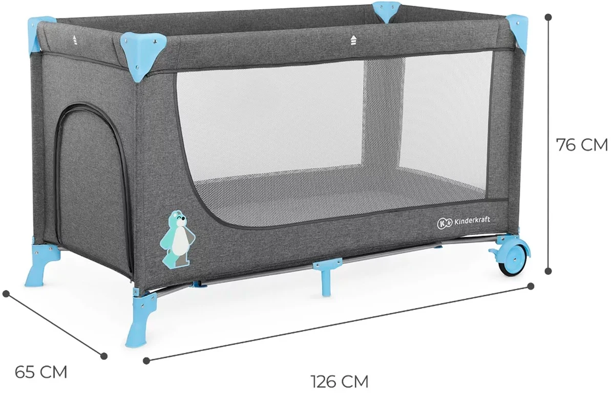Дитячий манеж Kinderkraft Joy Blue