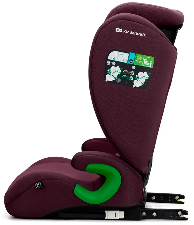 Автокрісло Kinderkraft Junior Fix 2 i-Size Cherry Pearl