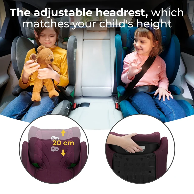 Автокрісло Kinderkraft Junior Fix 2 i-Size Cherry Pearl
