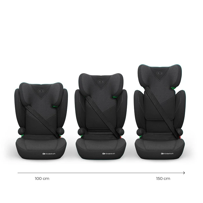 Автокресло Kinderkraft Junior Fix 2 Plus i-Size Black