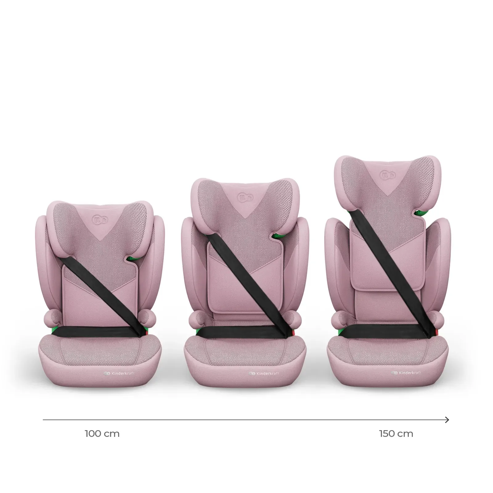 Автокрісло Kinderkraft Junior Fix 2 Plus i-Size Pink