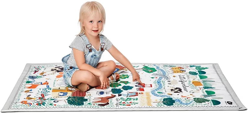 Развивающий коврик-палатка 3 в 1 Kinderkraft Little Gardener (KPLIGA00MUL0000)