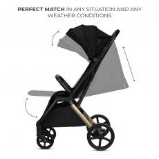 Коляска прогулянки Kinderkraft Loom Black