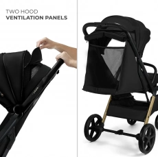 Коляска прогулянки Kinderkraft Loom Black